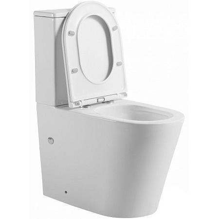 Унитаз-компакт beWash Aldo BKBWT401670 с системой микролифт, белый матовый