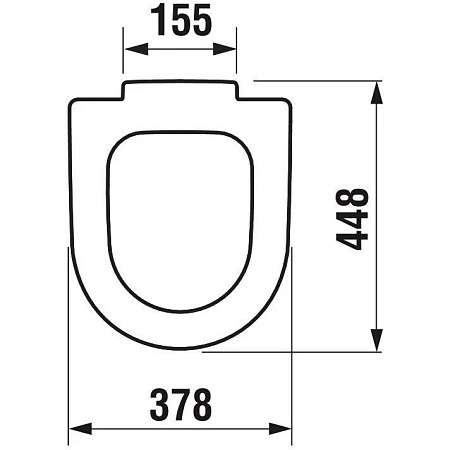 Крышка-сиденье для унитаза Jika Mio 8927113000001 антибак