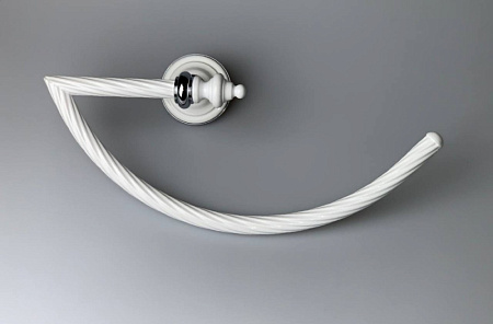 Полотенцедержатель Stil Haus Giunone G07(03) хром/белый