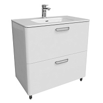 Тумба с раковиной IDDIS Brick BRI80WFi95K белый