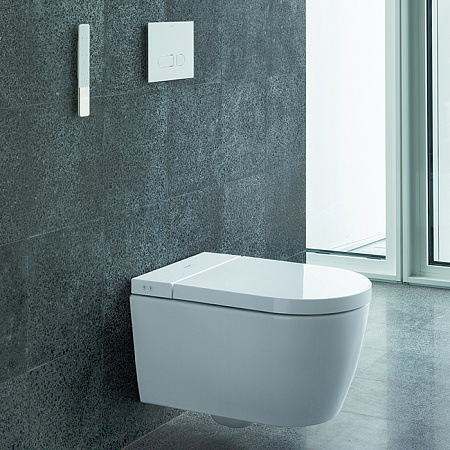 Унитаз подвесной Duravit ME by Starck 2510092000 с сиденьем SensoWash Starck f Plus 612000012000320