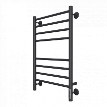Полотенцесушитель электрический Terminus Аврора П8 500х800  КС 9005 матовый  черный