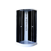 Душевая кабина Parly EC831 80x80x210 черный/белый Душевая кабина Parly EC831 80x80x210 черный/белый
