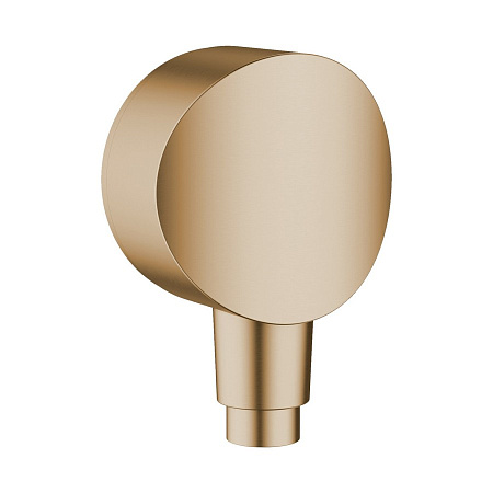 Шланговое подключение Hansgrohe Fixfit 26453140 шлифованная бронза