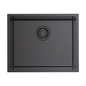 Кухонная мойка Omoikiri Tadzava 54-U/I Ultra-GM 54x44x20 вороненая сталь