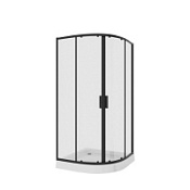 Душевой уголок Niagara Nova NG-6886-08 BLACK 80x80x195 стекло прозрачное/профиль черный