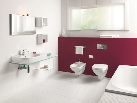 Унитаз подвесной Villeroy & Boch O.Novo 5660HR01 безободковый, микролифт, альпийский белый