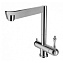 Смеситель Zorg Inox SZR-1017-7B для кухонной мойки, сталь