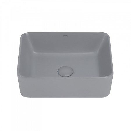Раковина накладная ABBER Rechteck AC2213MG серый матовый