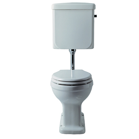 Унитаз напольный Simas Londra LO911bi горизонтальный выпуск, со средним бачком, белый/хром