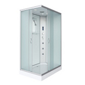 Душевая кабина Niagara Classic NG-43185-14QF 110x80x215 стекло матовое/профиль серебро