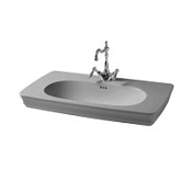 Раковина ArtCeram Civitas CIL002 34;00 90 серый глянцевый