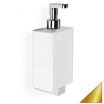 Дозатор для жидкого мыла Stil Haus Gea GE30(16) золото/белый