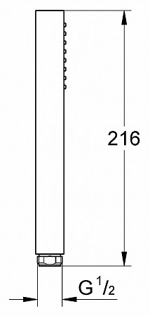 Душевая лейка Grohe Euphoria Cube Stick 27698000