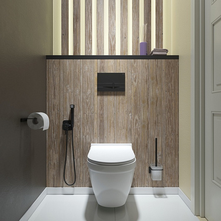 Кнопка смыва IDDIS Unifix UNI06MBi77 черный