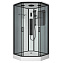 Душевая кабина Niagara Premium NG-6901-01GD BLACK 90x90x220 тонированное/профиль черный матовый