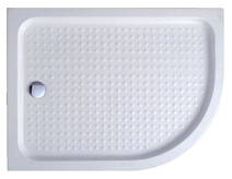 Поддон для душа акриловый Cezares Tray TRAY-A-RH-120/80-550-15-W-L радиальный L