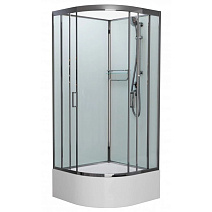 Душевая кабина Frank F409/2 М Brilliant 90x90 без крыши, стекло матовое, хром Душевая кабина Frank F409/2 М Brilliant 90x90 без крыши, стекло матовое, хром