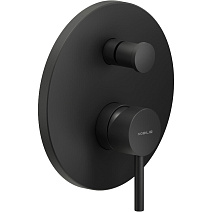 Смеситель Nobili Live LV00100/EBM для ванны с душем, черный матовый Смеситель Nobili Live LV00100/EBM для ванны с душем, черный матовый