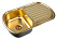Мойка кухонная Zorg Inox Pvd SZR 7749 BRONZE бронза