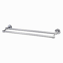 Полотенцедержатель WasserKRAFT Isen K-4040 двойной, хром