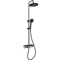 Душевая стойка с термостатическим смесителем beWash BV1TMSS6676 черный Душевая стойка с термостатическим смесителем beWash BV1TMSS6676 черный