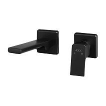 Смеситель E.C.A. Tiera 102167605C1EX-KK для ванны с душем матовый черный