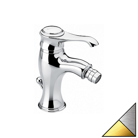 Смеситель Emmevi Tiffany 6004CO для биде, хром/золото