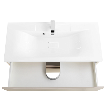 Тумба с раковиной BelBagno Marino MARINO-1000-2C-SO-CO-P 100 crema opaco