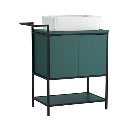 Тумба с раковиной Cersanit Botanique 63014 80 зелёный