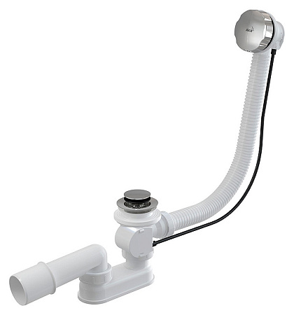 Слив-перелив AlcaPlast A55K-100-RU-01 хром