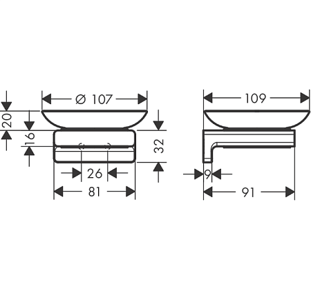 Мыльница Hansgrohe AddStoris 41746990 полированное золото