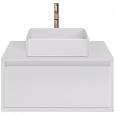Тумба с раковиной Dreja Insight 99.9200 80 белый глянец