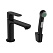 Смеситель с гигиеническим душем Hansgrohe Rebris S 72215670 для раковины, черный матовый