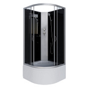 Душевая кабина Niagara Classic NG-2507-14BK 80x80x200 стекло тонированное/профиль серебро