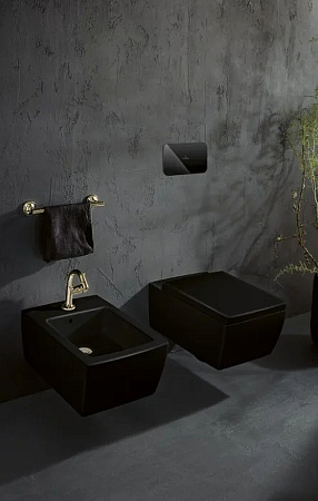 Биде подвесное Villeroy & Boch Memento Plus 443300S5 черное дерево