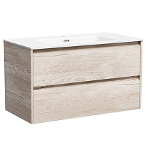 Тумба под раковину Sancos Libra 90 LB90EG дуб галифакс натуральный