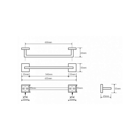 Полотенцедержатель Bemeta Beta 132204042 60