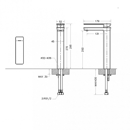 Смеситель Bravat Phillis F156101C-A-ENG для раковины, хром