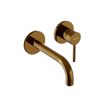 Смеситель Damixa Scandinavian Pure 360260600 для раковины, золото