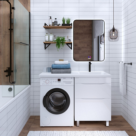 Мебельная раковина Grossman Камилла 1101017 120 R белая