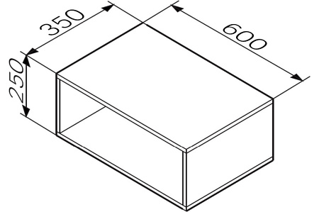 Ниша Am.Pm Func M8FOH0601WG 60 белый глянец