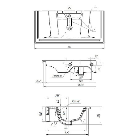 Раковина Dreja Euphoria MyJoys 641235 100 белый