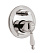 Смеситель Cisal Arcana Empress EM00210021 для ванны с душем, внешняя часть, хром 