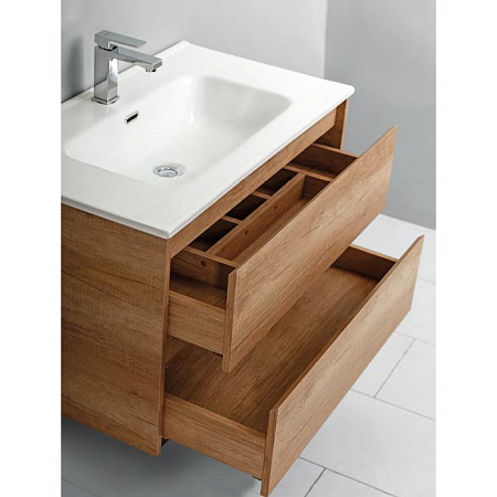 Тумба с раковиной BelBagno Kraft KRAFT-1000-2C-SO-RT 100 rovere tabacco
