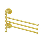 Полотенцедержатель Migliore Fortuna 27678 тройной поворотный L32 x h24, золото