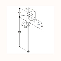Смеситель для раковины Kludi Renon 422880575 хром Смеситель для раковины Kludi Renon 422880575 хром