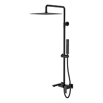 Душевая стойка Boheme Qubic 478-B черный Душевая стойка Boheme Qubic 478-B черный