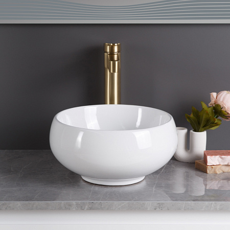 Раковина накладная BelBagno BB1114 31.5x31.5x16 белый