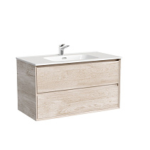 Тумба с раковиной Sancos Marmi 2.0 MR2.090EG 90 дуб галифакс натуральный/белый Тумба с раковиной Sancos Marmi 2.0 MR2.090EG 90 дуб галифакс натуральный/белый